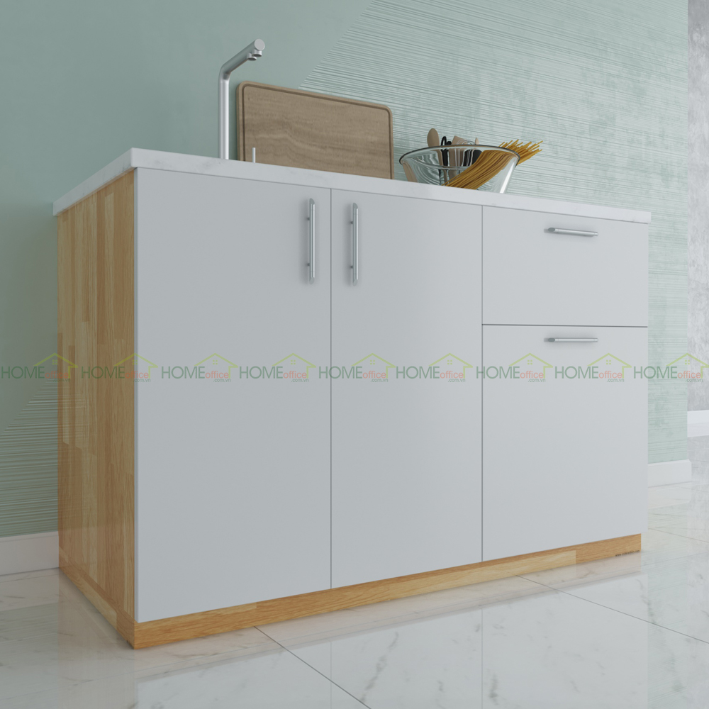 Tủ bếp dưới mẫu 002- 120x60x80cm Tủ bếp dưới mẫu 002- 120x60x80cm - hình 2