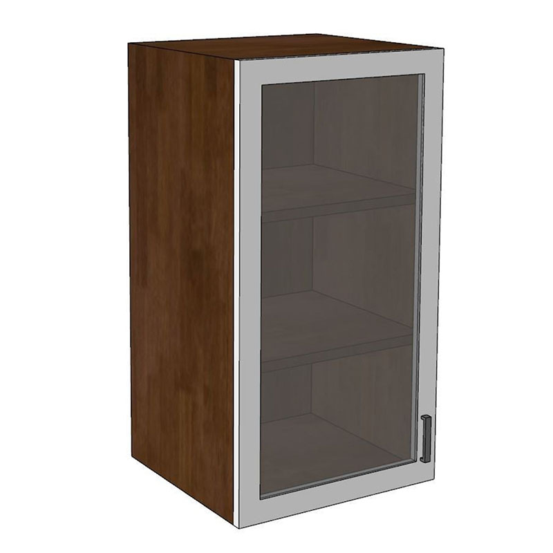 Tủ bếp trên 40cm hệ 1 cửa kính mở Tủ bếp trên 40cm hệ 1 cửa kính mở - hình 4