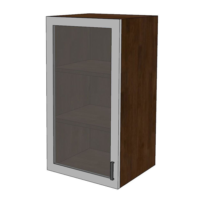 Tủ bếp trên 40cm hệ 1 cửa kính mở Tủ bếp trên 40cm hệ 1 cửa kính mở - hình 5