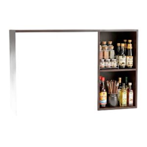 Tủ bếp treo tường 110x35x75cm gỗ cao su
