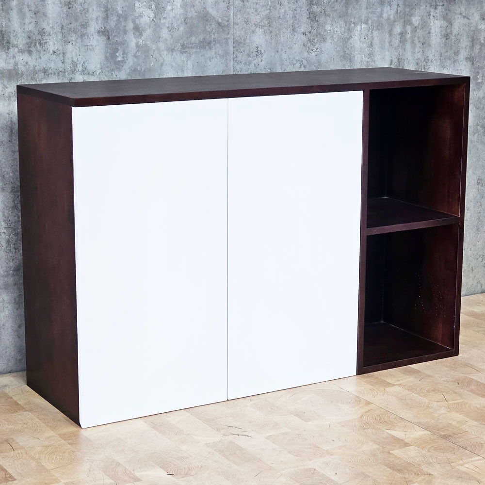 Tủ bếp treo tường 110x35x75cm gỗ cao su Tủ bếp treo tường 110x35x75cm gỗ cao su - hình 4