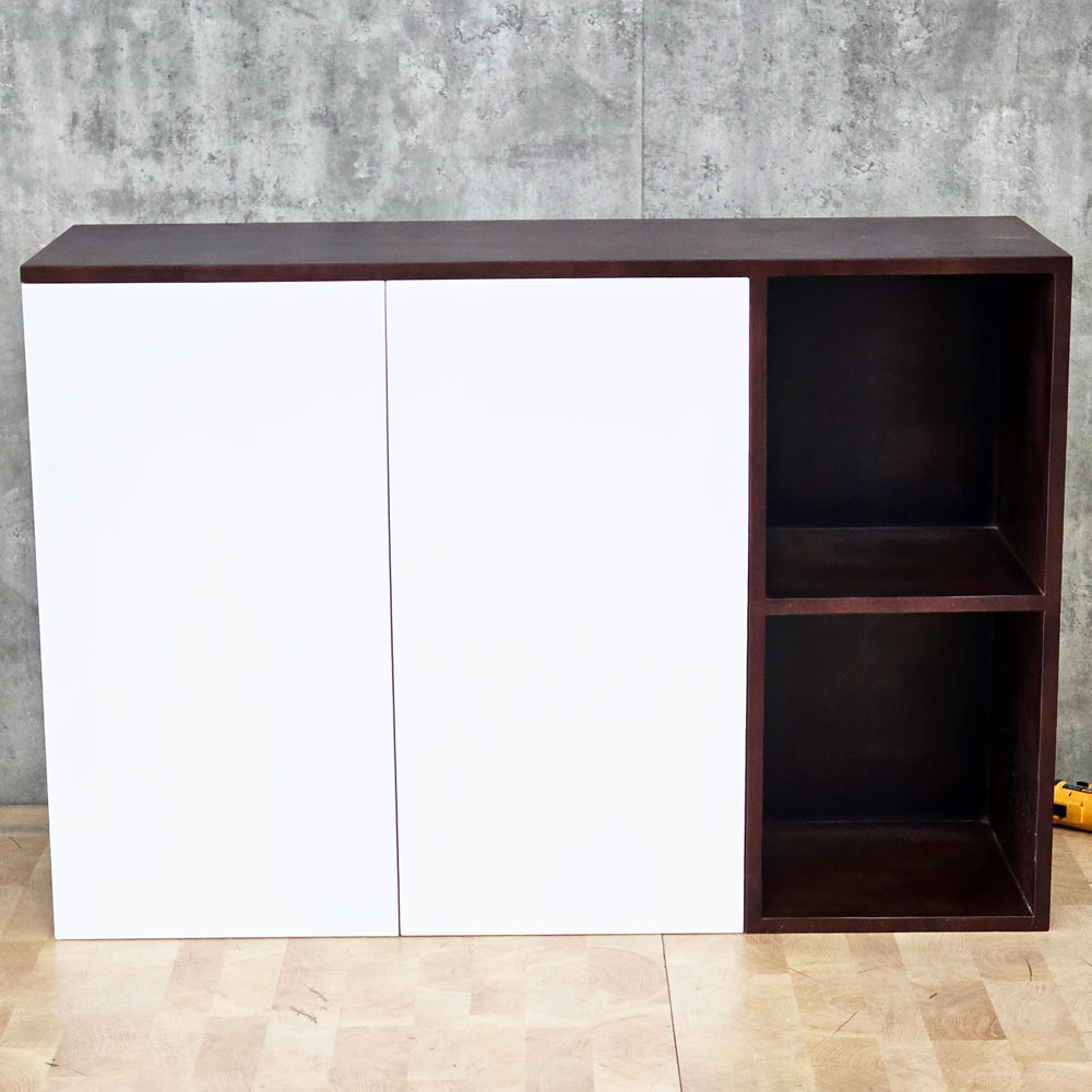 Tủ bếp treo tường 110x35x75cm gỗ cao su Tủ bếp treo tường 110x35x75cm gỗ cao su - hình 5