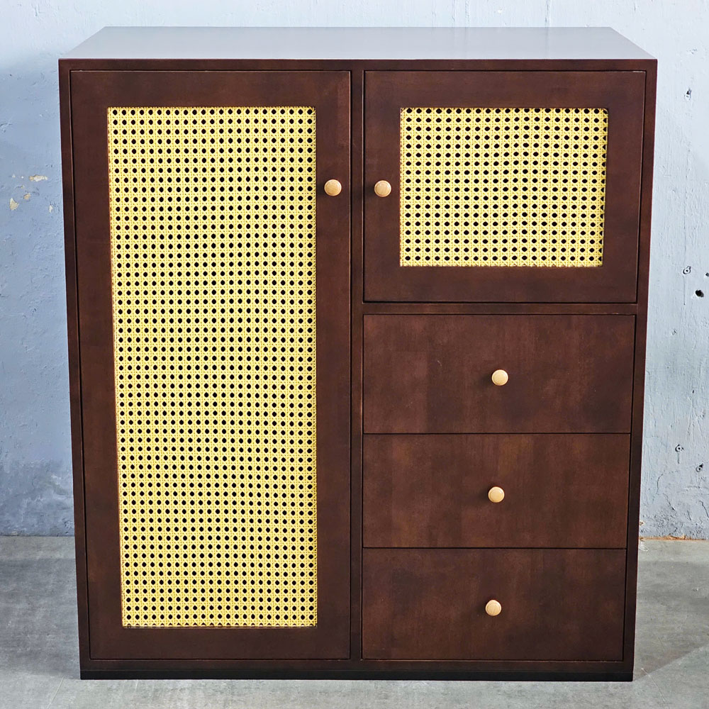 Tủ để đồ 100x60x110cm gỗ cao su Tủ để đồ 100x60x110cm gỗ cao su - hình 1
