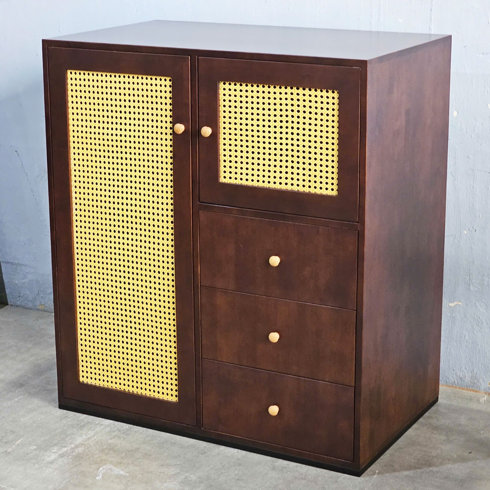 Tủ để đồ 100x60x110cm gỗ cao su Tủ để đồ 100x60x110cm gỗ cao su - hình 2