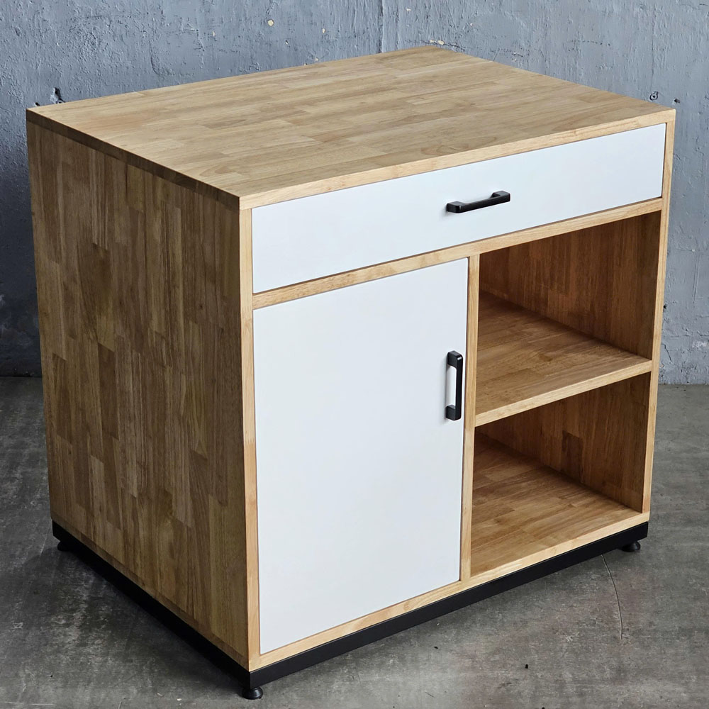 Tủ để máy rửa chén 80x60x75cm gỗ cao su Tủ để máy rửa chén 80x60x75cm gỗ cao su - hình 3