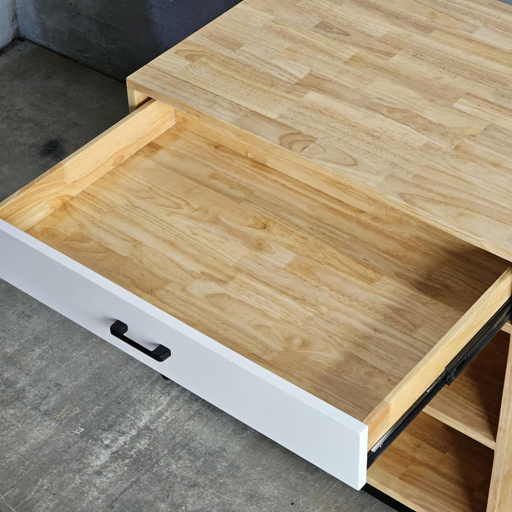Tủ để máy rửa chén 80x60x75cm gỗ cao su Tủ để máy rửa chén 80x60x75cm gỗ cao su - hình 4