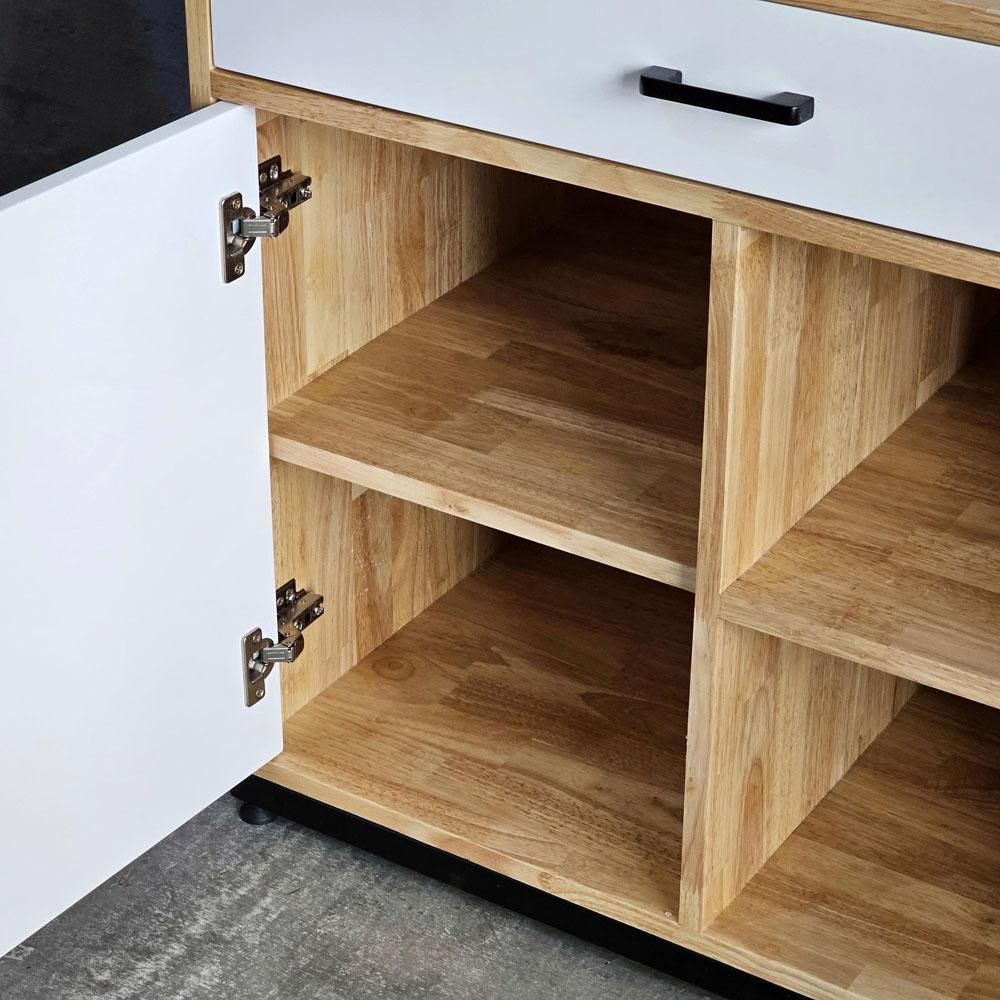 Tủ để máy rửa chén 80x60x75cm gỗ cao su Tủ để máy rửa chén 80x60x75cm gỗ cao su - hình 5