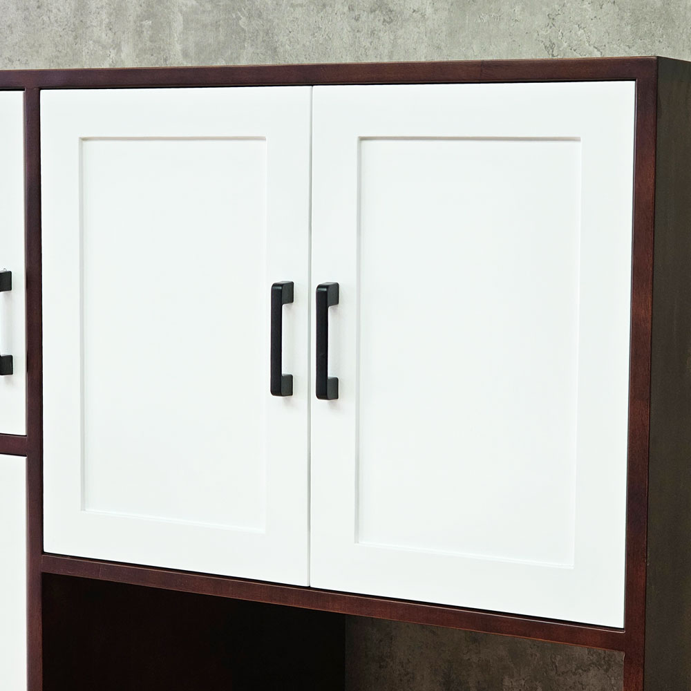 Tủ để tủ lạnh 100x66x170cm gỗ cao su Tủ để tủ lạnh 100x66x170cm gỗ cao su - hình 3