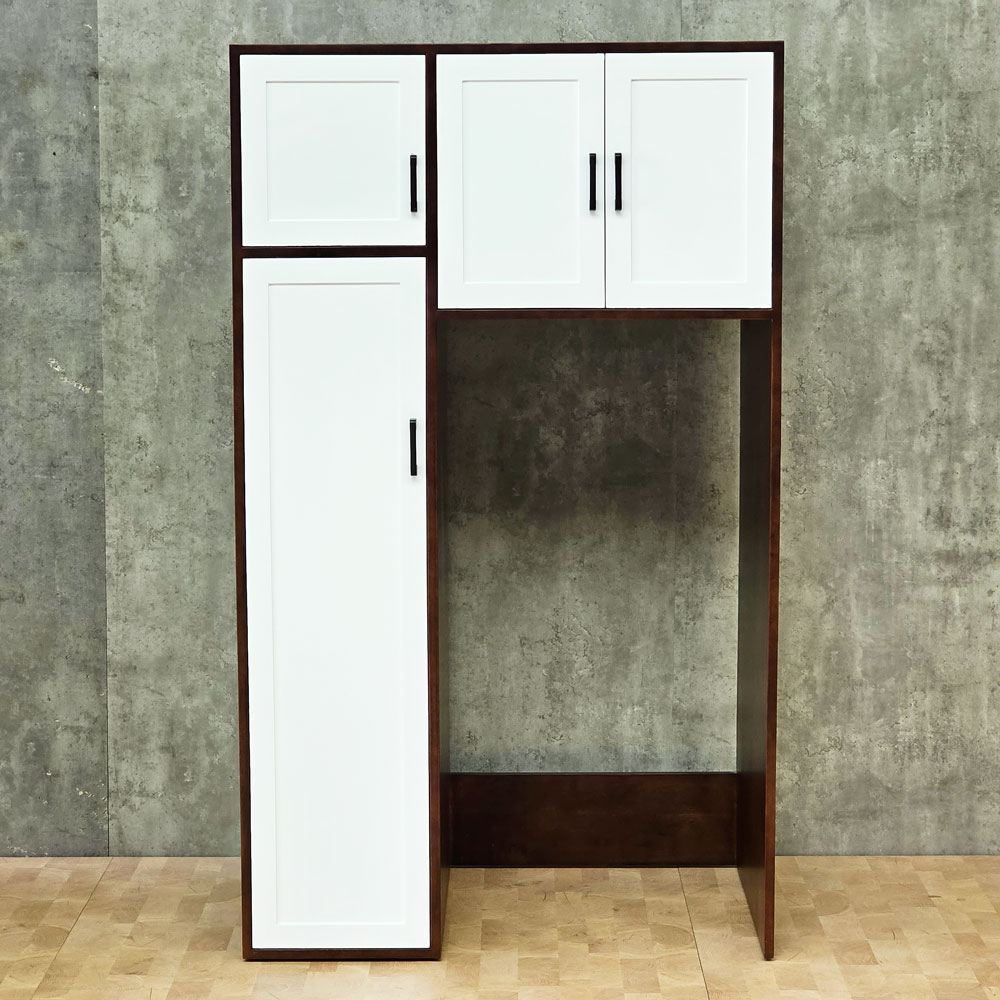 Tủ để tủ lạnh 100x66x170cm gỗ cao su Tủ để tủ lạnh 100x66x170cm gỗ cao su - hình 4