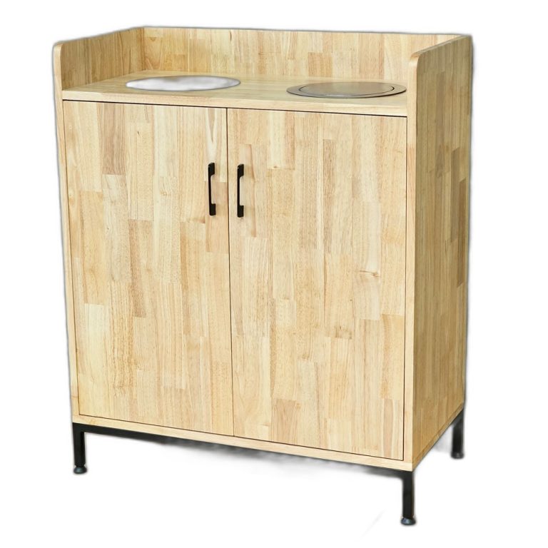 Trang chủ Tủ đựng thùng rác 80x40x95cm gỗ cao su