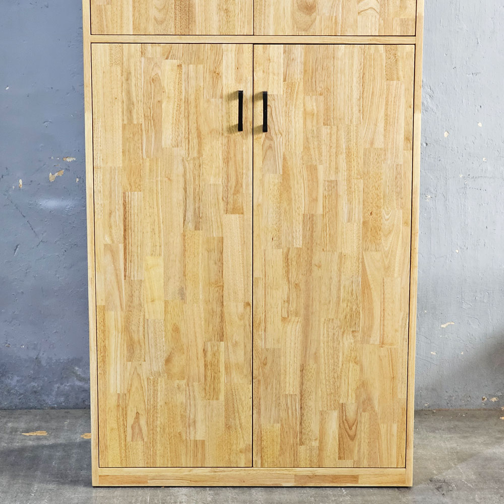 Tủ lưu trữ 85x40x202cm gỗ cao su Tủ lưu trữ 85x40x202cm gỗ cao su - hình 2