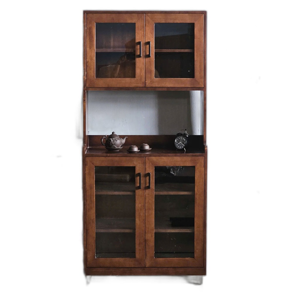 Tủ phòng ăn 80x40x172cm gỗ cao su Tủ phòng ăn 80x40x172cm gỗ cao su