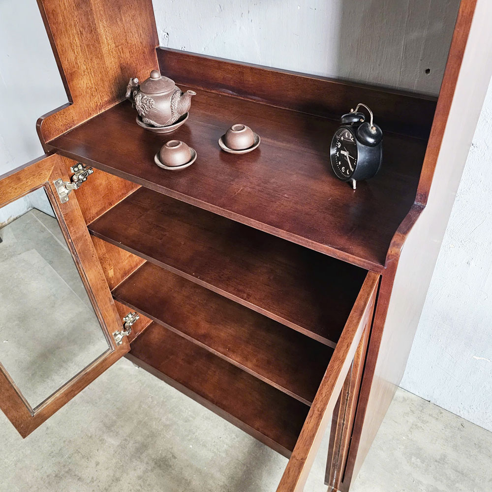 Tủ phòng ăn 80x40x172cm gỗ cao su Tủ phòng ăn 80x40x172cm gỗ cao su - hình 3