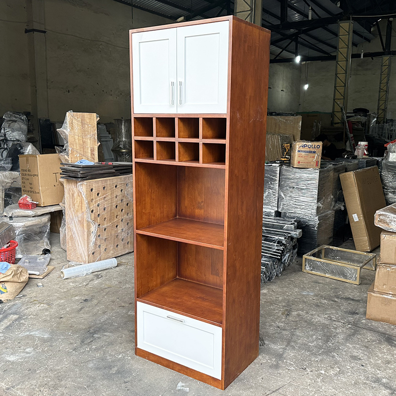 Tủ phòng ăn có hộc tủ gỗ cao su Tủ phòng ăn có hộc tủ gỗ cao su - hình 5