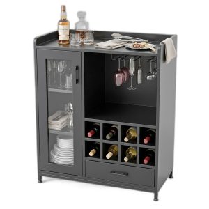 Tủ rượu 80x40x95cm gỗ cao su