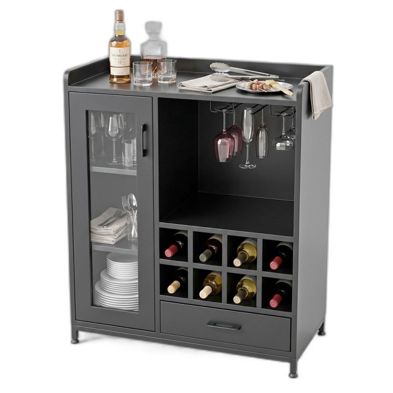 Trang chủ Tủ rượu 80x40x95cm gỗ cao su