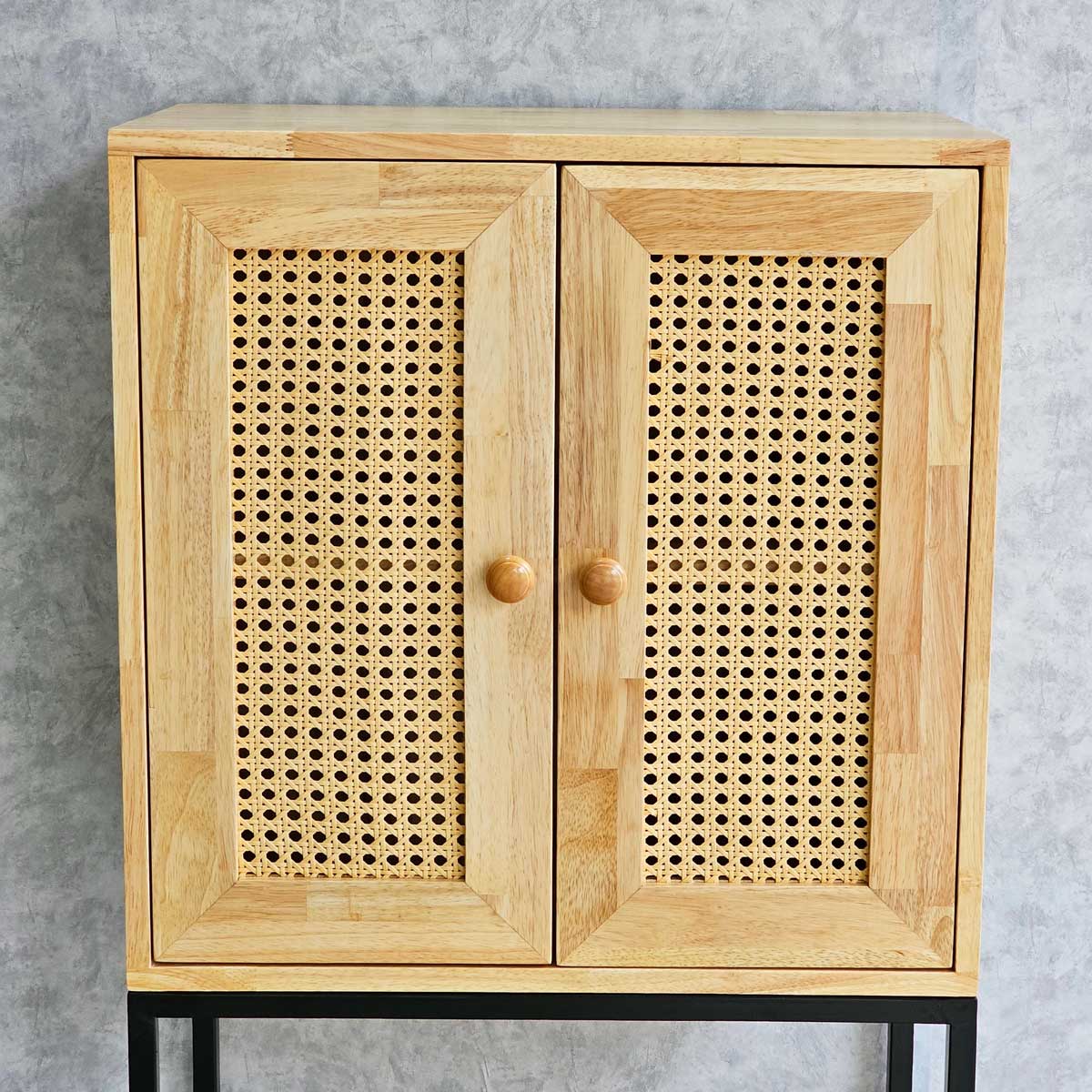 Tủ trang trí 60x35x120cm gỗ cao su khung chân sắt Tủ trang trí 60x35x120cm gỗ cao su khung chân sắt - hình 5